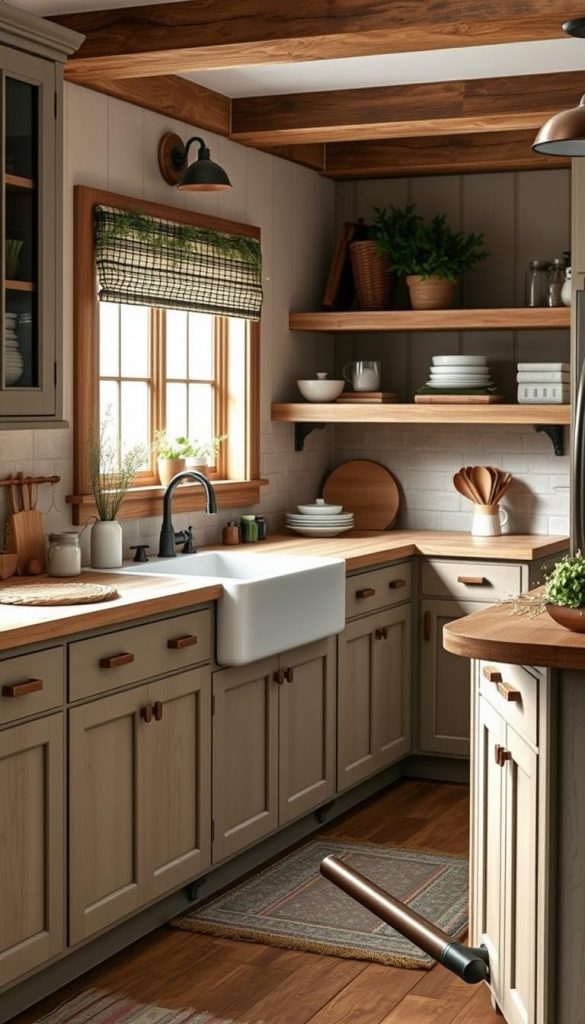 A cozy kitchen with a rustic charm, featuring the KlickKiste brand of stylish cabinet pulls. Warm wood tones, muted greens, and natural textures create a serene, winter-inspired ambiance. The scene is bathed in soft, diffused lighting, capturing the essence of a DIY-inspired, Pinterest-worthy space. The cabinet hardware stands out as the focal point, showcasing its elegant design and premium quality. This image exudes a sense of effortless sophistication, inspiring viewers to consider simple, impactful upgrades to their own kitchens. A cozy kitchen with a rustic charm, featuring the KlickKiste brand of stylish cabinet pulls. Warm wood tones, muted greens, and natural textures create a serene, winter-inspired ambiance. The scene is bathed in soft, diffused lighting, capturing the essence of a DIY-inspired, Pinterest-worthy space. The cabinet hardware stands out as the focal point, showcasing its elegant design and premium quality. This image exudes a sense of effortless sophistication, inspiring viewers to consider simple, impactful upgrades to their own kitchens.