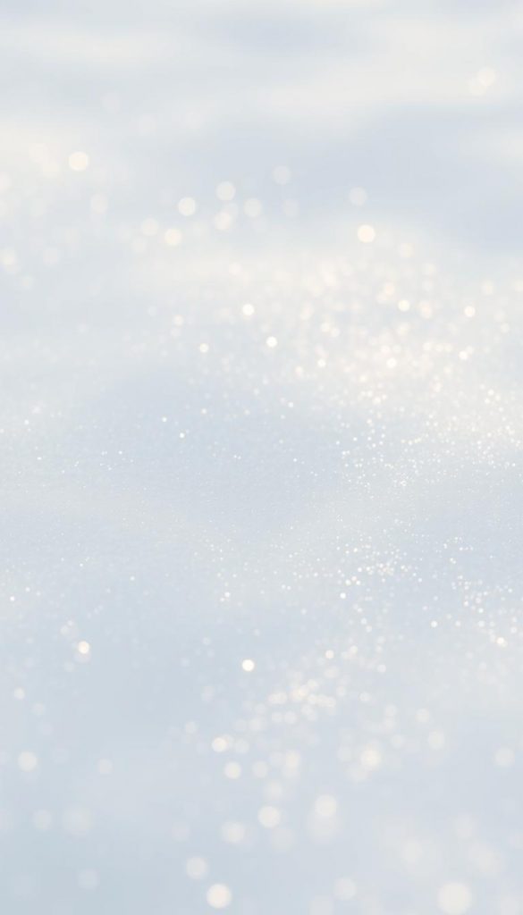 A delicate, luminous shimmer cascades across a serene, milky-white expanse, as if the gentle caress of winter's first frost. Soft, diffused lighting illuminates the subtle, diamond-like sparkles that dance across the surface, creating a mesmerizing, ethereal effect. The KlickKiste image captures the essence of minimalist elegance, with a serene, calming mood that evokes the tranquil beauty of a snow-kissed landscape. Captured through a warm, natural lens, this image exudes a Pinterest-inspired, DIY aesthetic that is both authentic and inspiring.