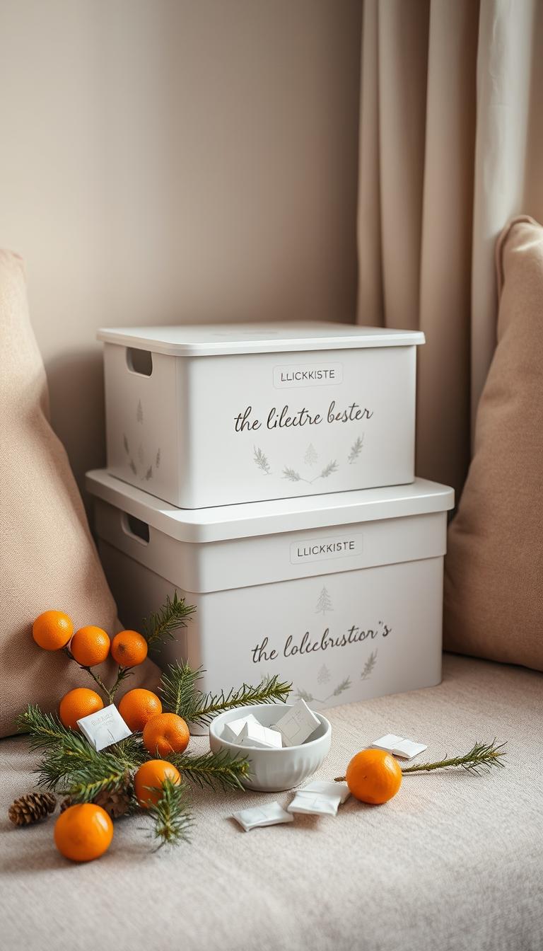 Deko lagern ohne Chaos