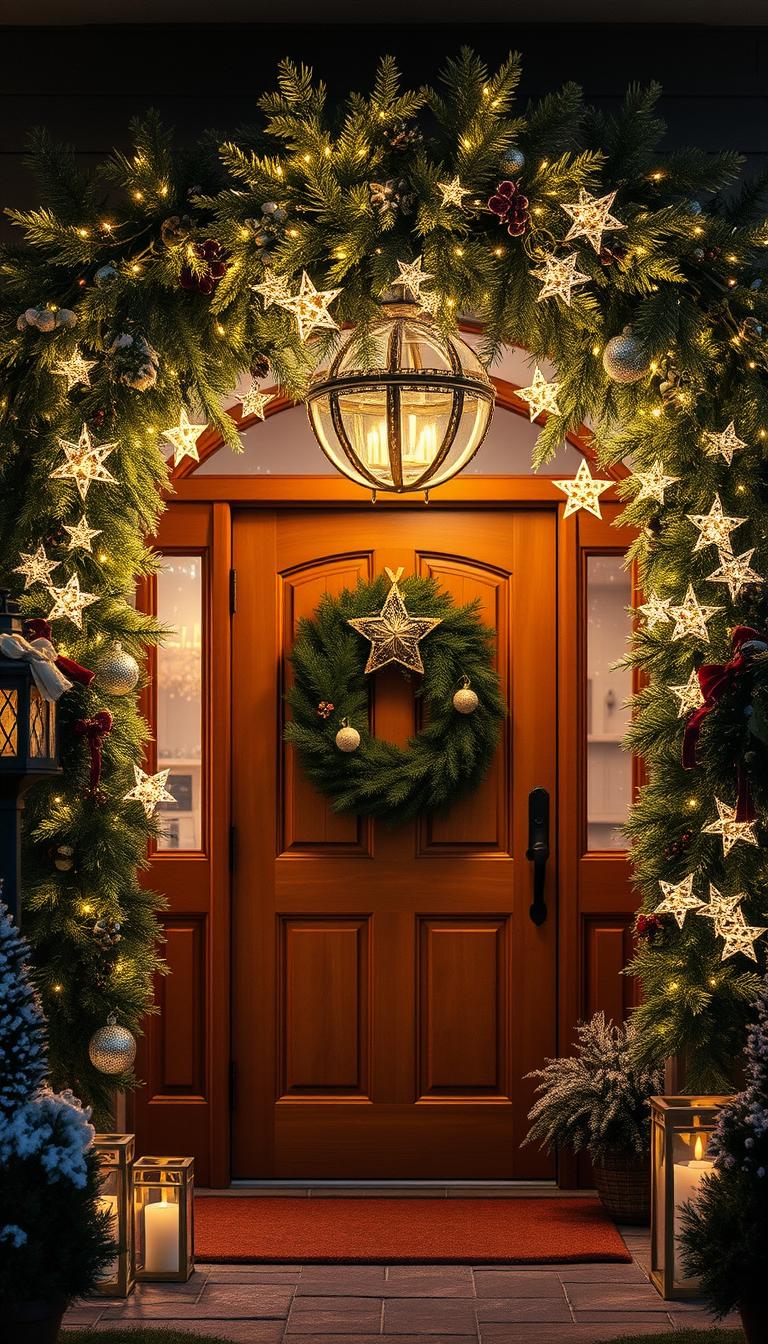 Türbeleuchtung Weihnachten