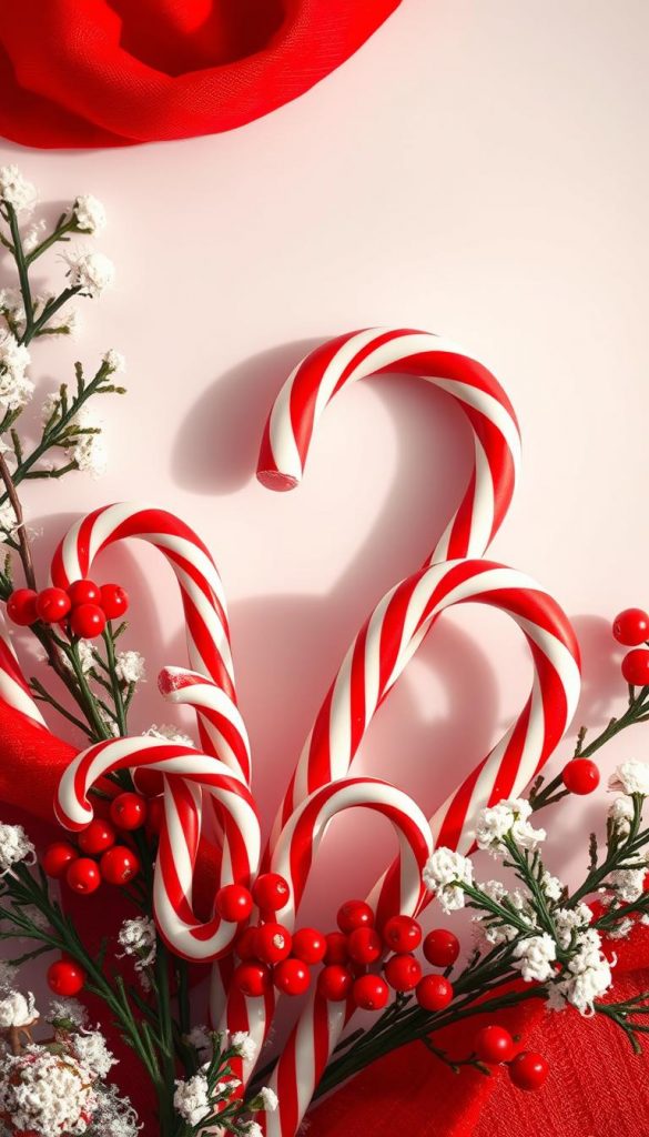 Vibrant red and pristine white candy cane-inspired composition. Elegant yet playful swirls and stripes dance across the frame, casting soft, warm shadows. Delicate winter foliage and natural textures add depth and a cozy, rustic touch. Soft, diffused lighting illuminates the scene, creating a dreamy, Pinterest-worthy aesthetic. Subtle hints of sparkle and sheen accentuate the festive, high-contrast color palette. An inviting, winter wonderland-esque setup that exudes a sense of homemade charm and seasonal delight. Vibrant red and pristine white candy cane-inspired composition. Elegant yet playful swirls and stripes dance across the frame, casting soft, warm shadows. Delicate winter foliage and natural textures add depth and a cozy, rustic touch. Soft, diffused lighting illuminates the scene, creating a dreamy, Pinterest-worthy aesthetic. Subtle hints of sparkle and sheen accentuate the festive, high-contrast color palette. An inviting, winter wonderland-esque setup that exudes a sense of homemade charm and seasonal delight.