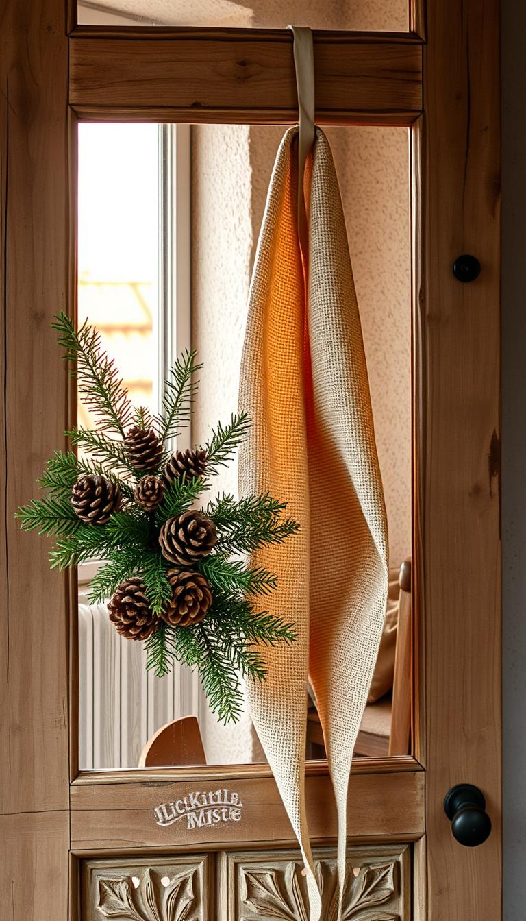 Weihnachtliche Türdeko