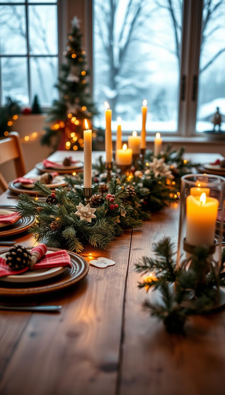 Weihnachtstisch Familie Ideen