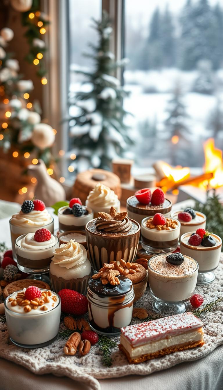 Winter Desserts ohne Backen