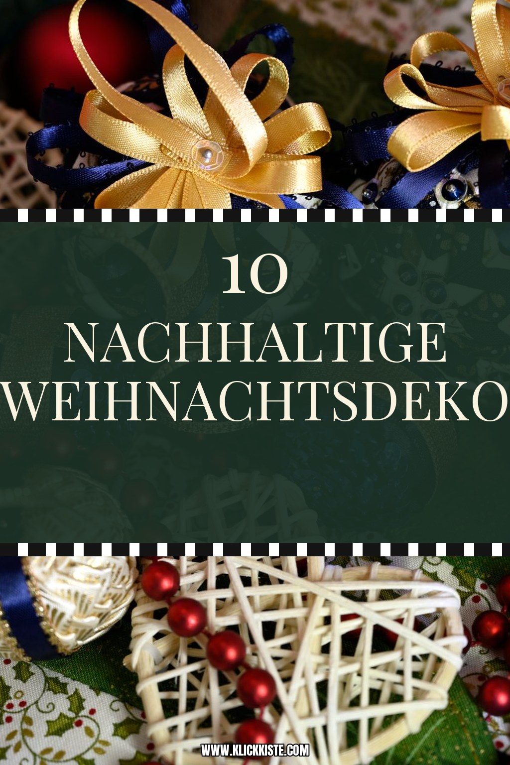 10 nachhaltige Weihnachtsdeko-Ideen für ein bewusstes Fest