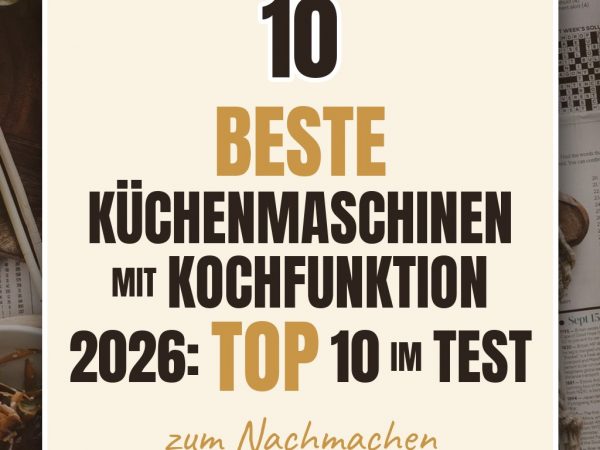 Beste Küchenmaschinen mit Kochfunktion 2026: Top 10 im Test