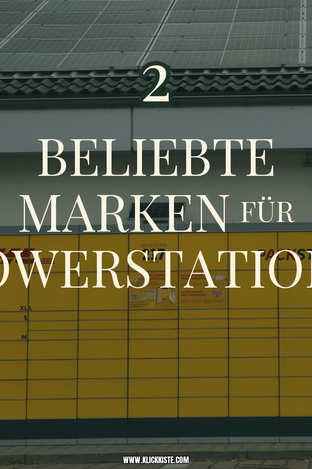 Pinterest Pin Beliebte Marken für Powerstations