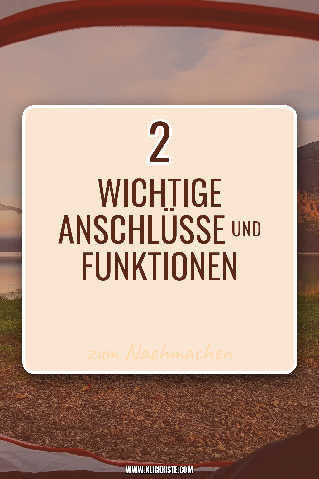 Pinterest Pin Wichtige Anschlüsse und Funktionen