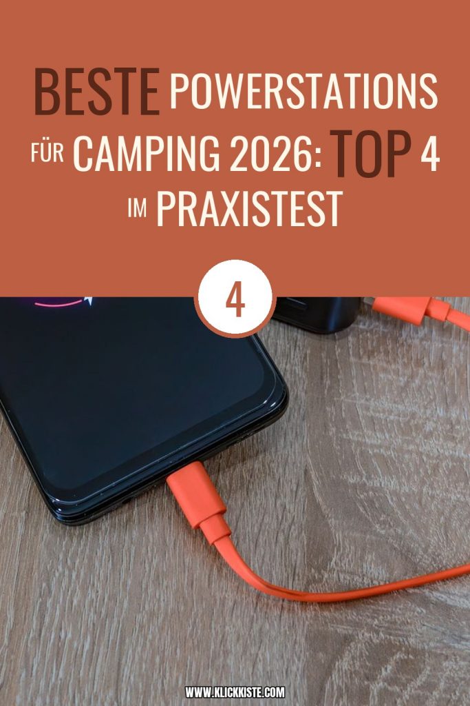 Beste Powerstations für Camping 2026: Top 4 im Praxistest