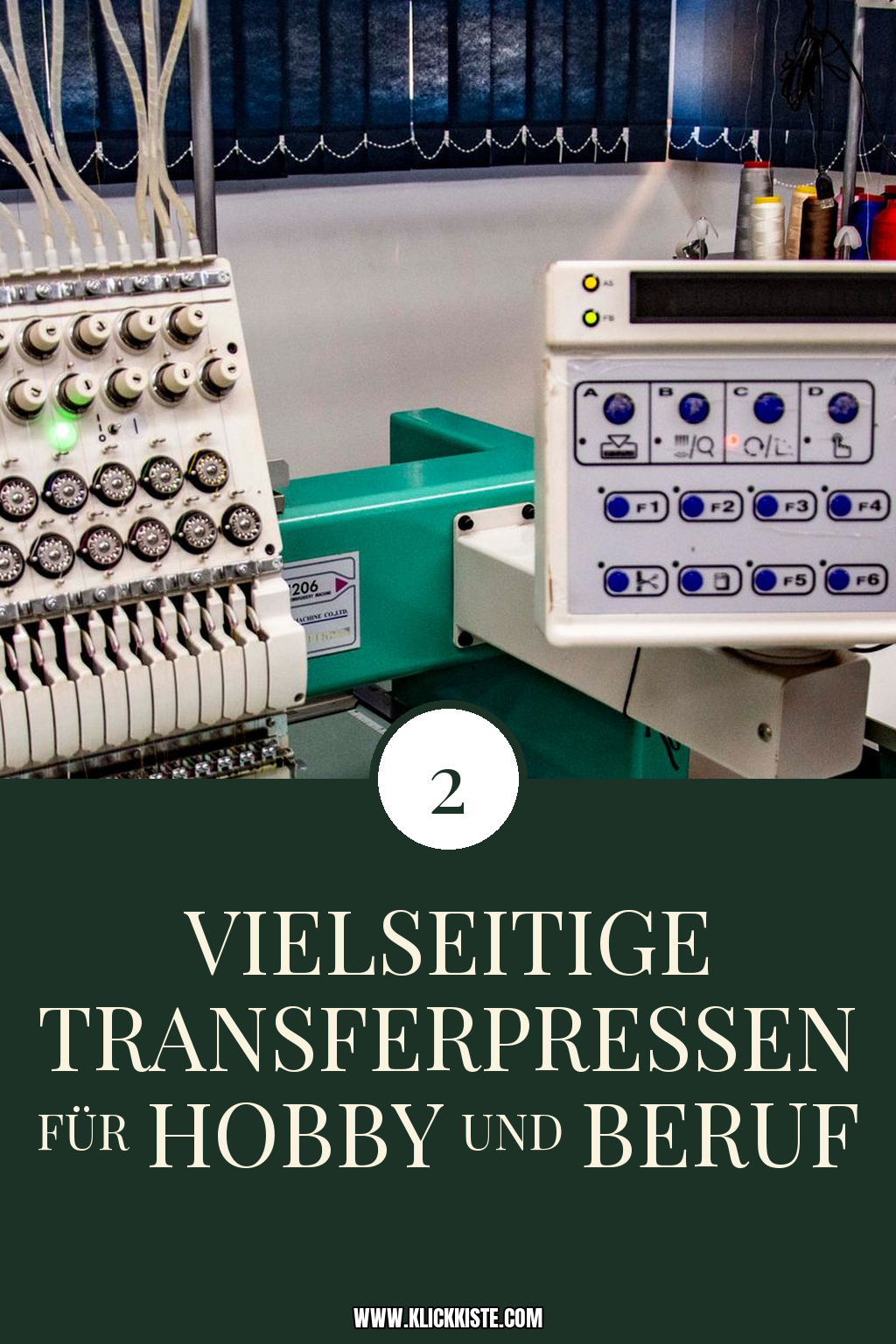 Pinterest Pin Vielseitige Transferpressen für Hobby und Beruf