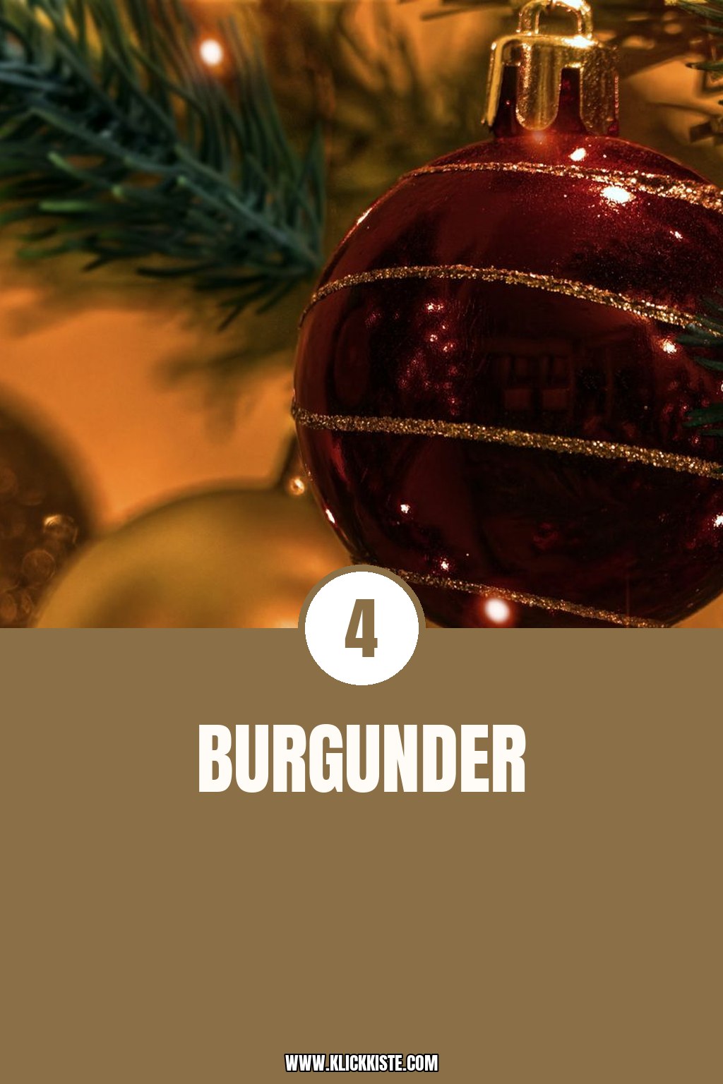 Burgunder-Weihnachtstrend 2026 erklärt: Edel statt kitschig stylen
