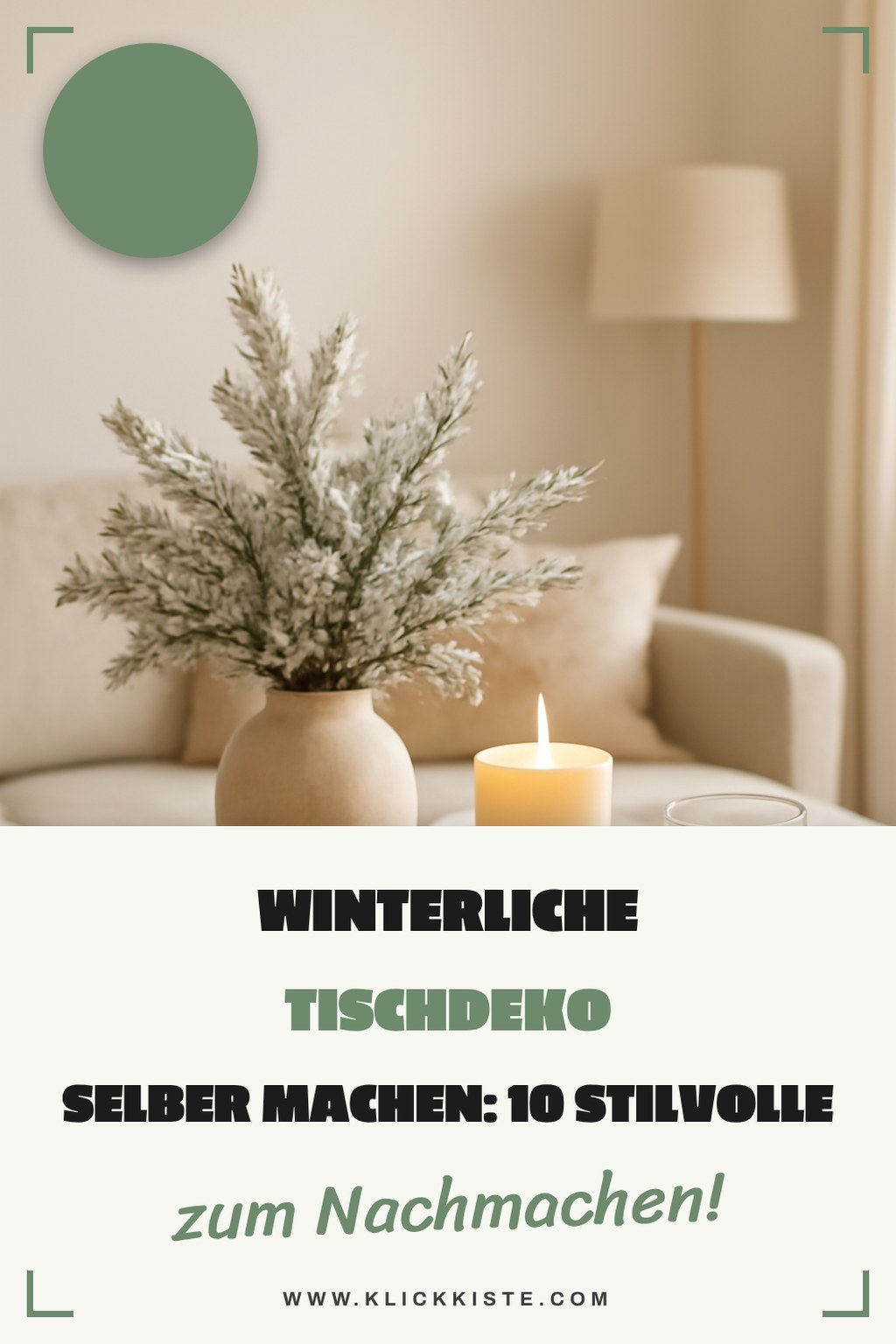 Winterliche Tischdeko selber machen: 10 stilvolle Ideen
